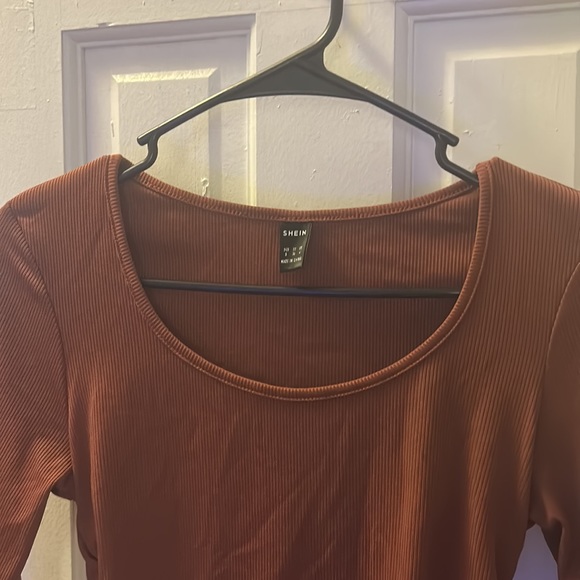 Shein Long Sleeve Crop Top - Picture 4 of 7